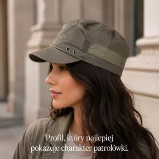 K48D Khaki Patrol Cap Cotton - 5