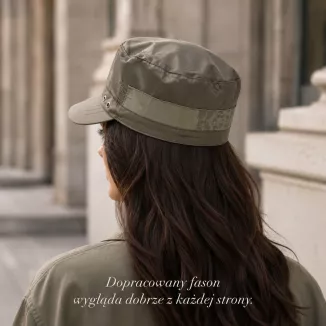 K48D Khaki Patrol Cap Cotton - 6
