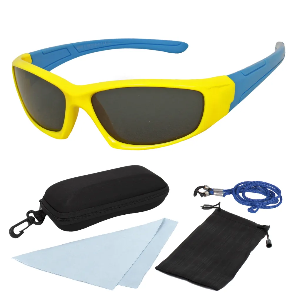 S805 P10 Yellow Blue Flexible Sunglasses Children'S Polarized