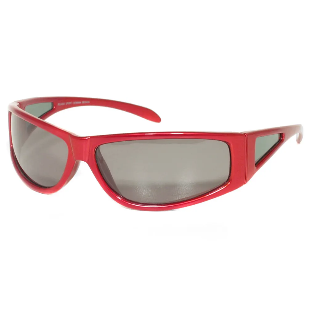 Solano SP0125 czerwone sportowe okulary przeciwsłoneczne z polaryzacją kolor czerwony