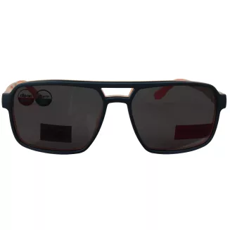 Okulary męskie clip-on Solano CL90288E granat pomarańcz polaryzacja UV400 - 4