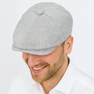 Szaro-brązowy kaszkiet Shelby Peaky Blinders – Polar Fashion K267A - 5