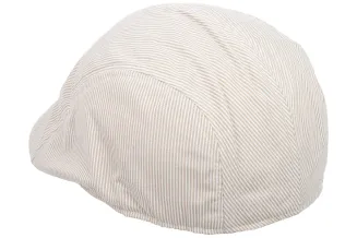 PolarFashion-Beżowy Kaszkiet męski bawełniany letnia czapka-K179B - 3