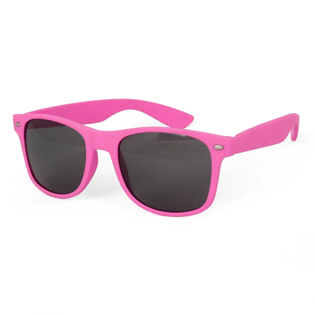 Sunglasses Polarized Wayfarer Nerd Pink Mat