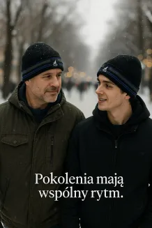 Czapka Zimowa Męska Beanie W457C Polar Fashion Czarno-Niebieska - 4