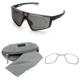 Solano SP60031A – Męskie Czarne Sportowe Okulary UV400 z Wkładką Korekcyjną