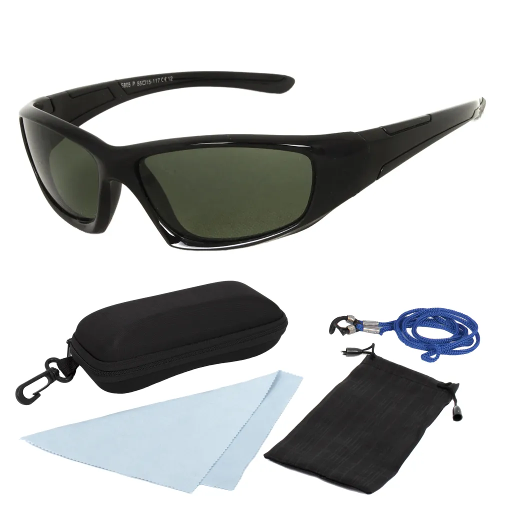 S805 P12 Black Flexible Sunglasses Children'S Polarized