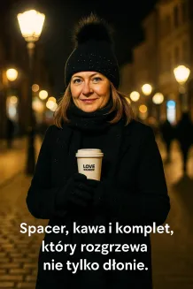 Zimowy Komplet Damski Polar Fashion W454D Czapka Szalik Rękawiczki Czarny - 7