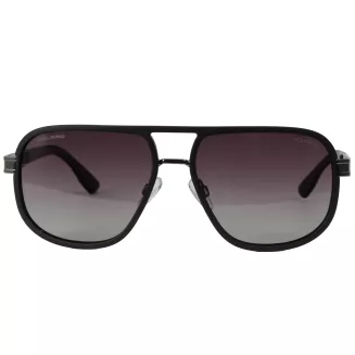 Okulary przeciwsłoneczne polaryzacyjne Solano SS21109A czarne szary gradient TAC - 3