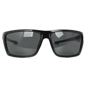 Polar Fashion P8098C3 Męskie Okulary UV400 Czarne Błyszczące Polaryzacyjne - 3