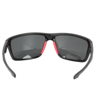 Polar Fashion P8098C3 Męskie Okulary UV400 Czarne Błyszczące Polaryzacyjne - 6