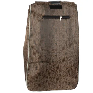 Torba WZ284BT 35L Brązowa z Roślinnym Wzorem na Wózek Zakupowy - 3