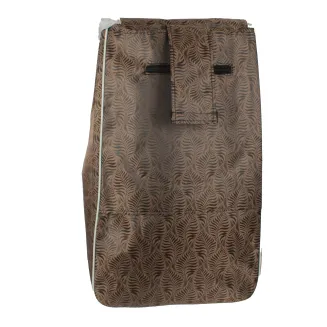 Torba WZ284BT 35L Brązowa z Roślinnym Wzorem na Wózek Zakupowy - 4
