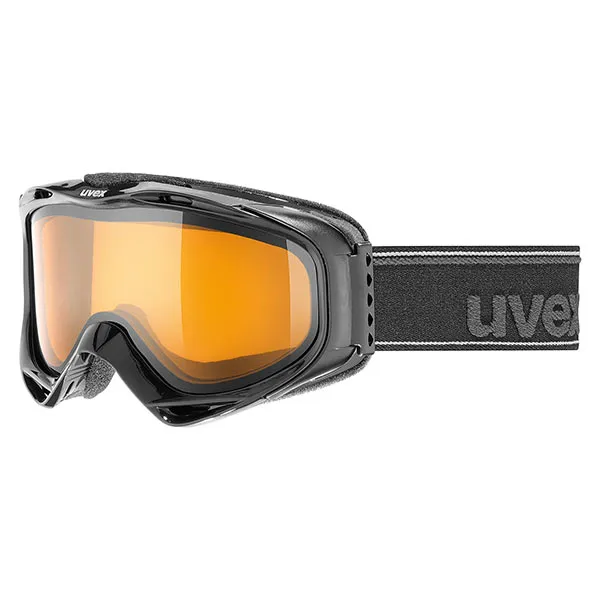 Gogle Uvex G.GL 300 LGL 55/0/215 na narty snowboard 55/0/215/2029 black (czarny) z szybą lasergold lite/ clear S1 o przepuszczalności światła od 43% do 80%