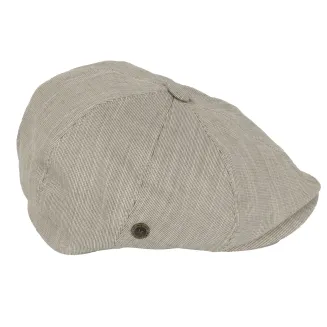Kaszkiet męski cappuccino z bawełny K268E – Styl z charakterem | Polar Fashion - 3