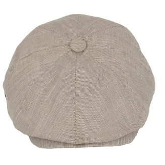 Kaszkiet męski cappuccino z bawełny K268E – Styl z charakterem | Polar Fashion - 4