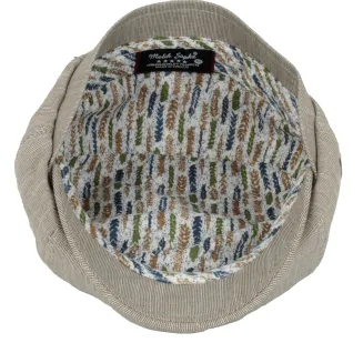 Kaszkiet męski cappuccino z bawełny K268E – Styl z charakterem | Polar Fashion - 5