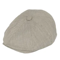 Kaszkiet męski cappuccino z bawełny K268E – Styl z charakterem | Polar Fashion