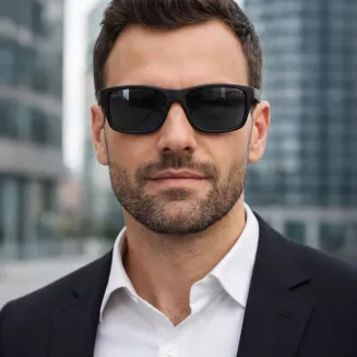 Okulary przeciwsłoneczne męskie Solano SS21108A polaryzacyjne czarne - 4