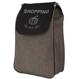 Impregnowana Torba zakupowa do wózka zakupowego 35L T4E z usztywnionym dnem