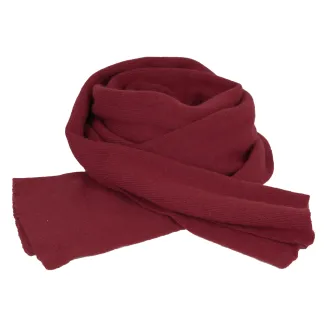 W478G Czerwony komplet zimowy damski beret szalik rękawiczki - 3