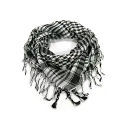 Keffiyeh Scarf Ar-01 - Black White
