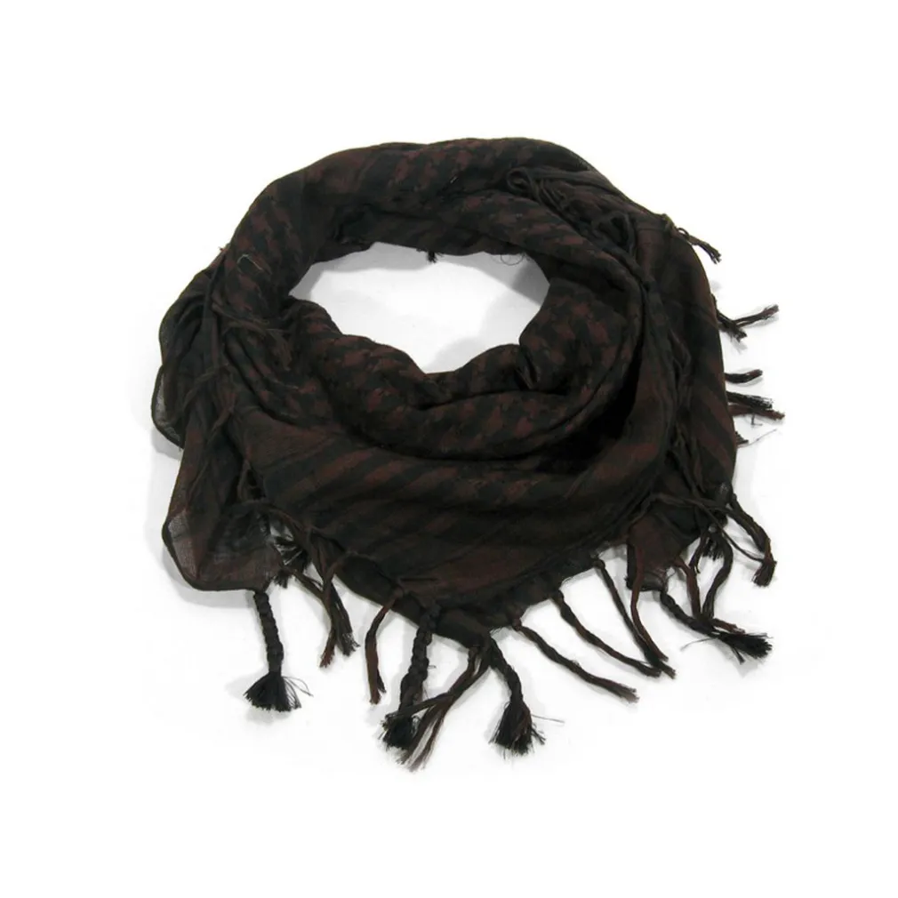 Keffiyeh Scarf Ar-11 - Brown