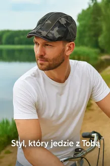 PolarFashion-Moro kaszkiet męski bawełniany letni z regulacją-K189C - 4