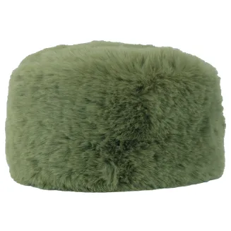 Czapka damska zimowa toczek zielona oliwkowa khaki ocieplana W507E - 2