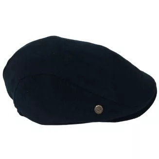 Kaszkiet Męski Granatowy Jodełka z Wełną Ocieplany Klasyczny Ivy Cap K323C - 6
