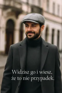 Stylowy Kaszkiet Polar Fashion K272B Szary Peaky Blinders 57 59 cm Shelby - 7