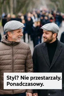 Stylowy Kaszkiet Polar Fashion K272B Szary Peaky Blinders 57 59 cm Shelby - 9
