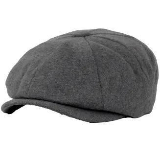 Ocieplany Kaszkiet Męski Popielaty K272C Styl Peaky Blinders Shelby - 2