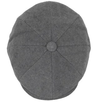 Ocieplany Kaszkiet Męski Popielaty K272C Styl Peaky Blinders Shelby - 5