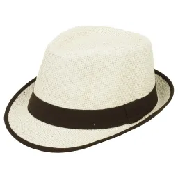 Kapelusz R135 z Brązowym Otokiem – Elegancja, Która Zatrzymuje Czas Polar Fashion