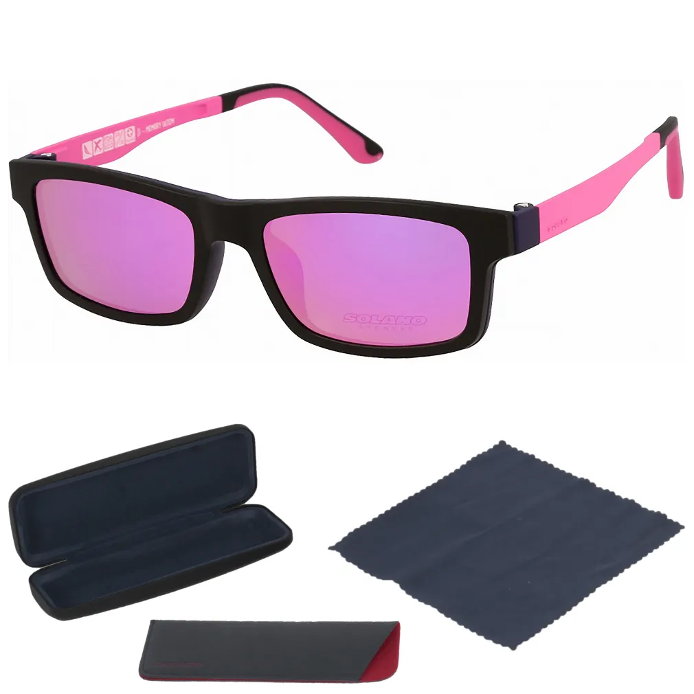 Solano CL90011A Corrective Frame With Clip-On Sun Cover
