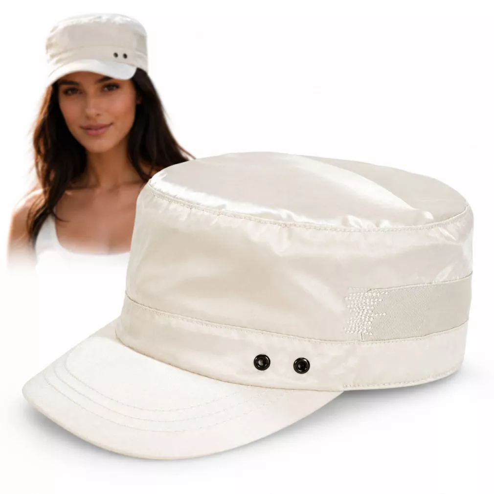 K48B Ecru Patrol Cap Cotton