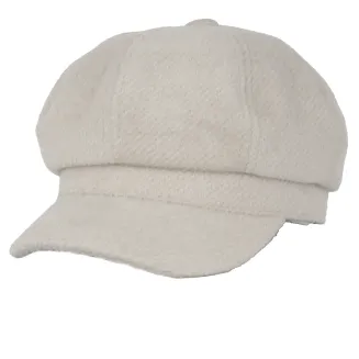Kaszkiet Damski Beżowy K289 Polar Fashion – Stylowy Newsboy na Jesień - 4