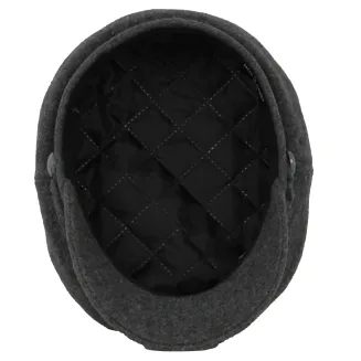 Stylowy Damski Kaszkiet Szary Grafitowy Ocieplany K271D Jesień/Zima PolarFashion - 6