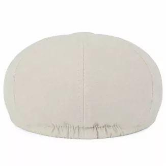 Kaszkiet Męski Bawełniany Letnia Czapka Gazeciarz Peaky Blinders Ecru K308I - 7
