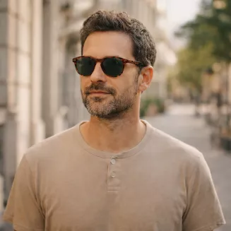 Solano Polaryzacyjne Okulary Przeciwsłoneczne Unisex Brązowe Zielone SS21126B - 8