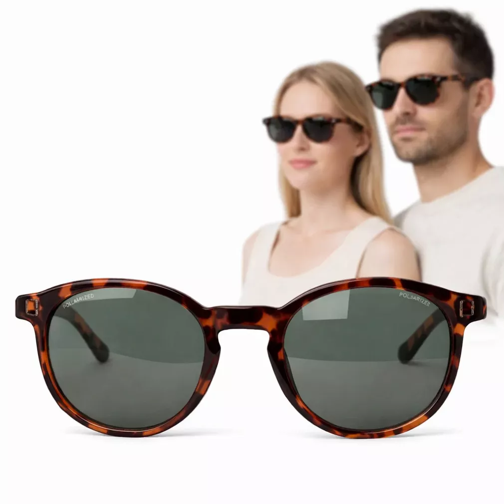 Solano Polaryzacyjne Okulary Przeciwsłoneczne Unisex Brązowe Zielone SS21126B