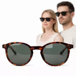 Solano Polaryzacyjne Okulary Przeciwsłoneczne Unisex Brązowe Zielone SS21126B