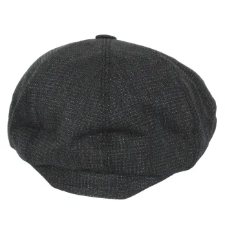 Kaszkiet męski Polar Fashion K268H –Grafitowy melanż z nutą odwagi - 6