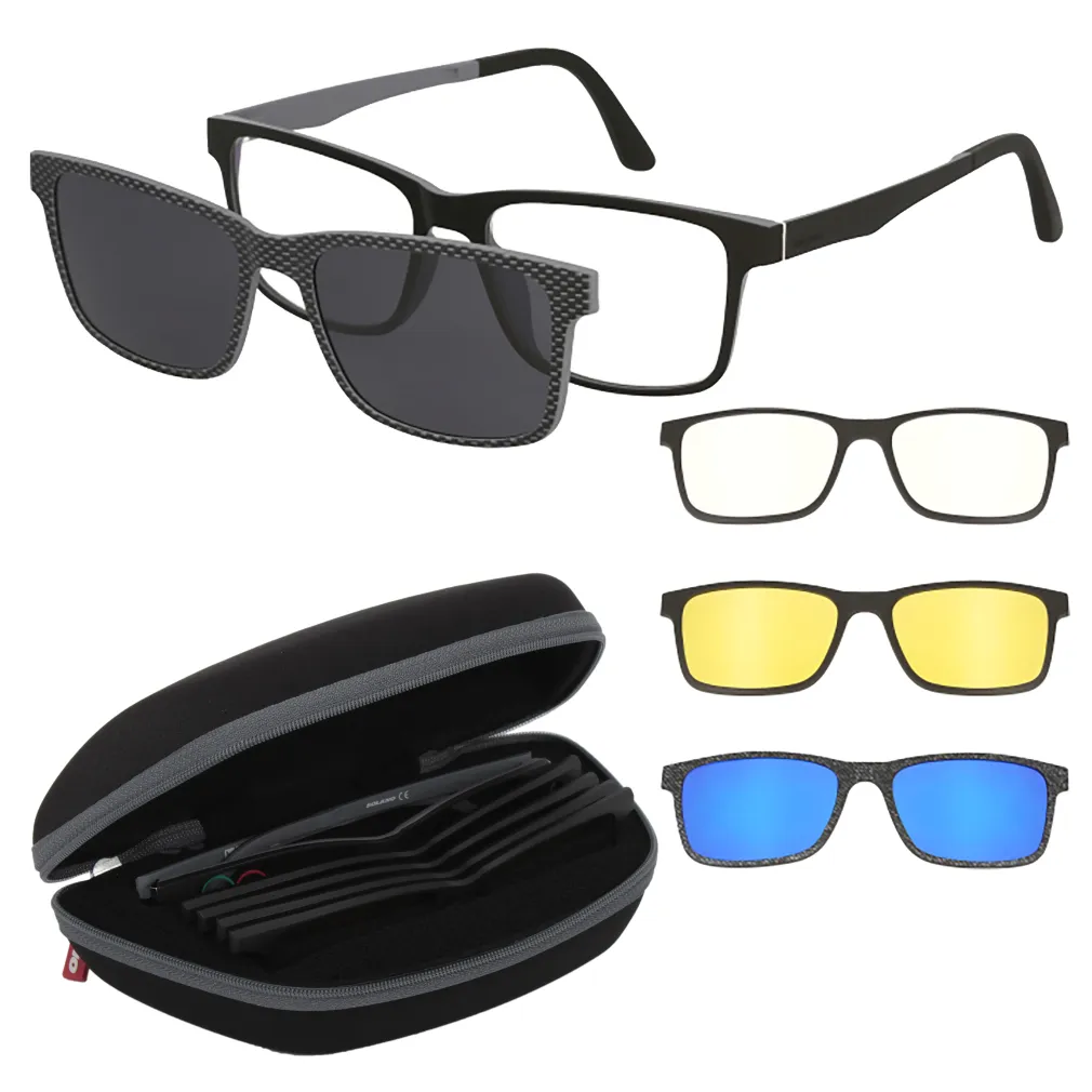Solano CL90047 Set Corrective Frame With 4 Clip-On Sun Cover