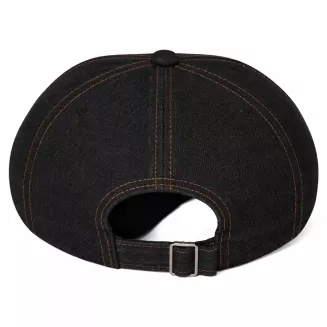 Bawełniany Kaszkiet Męski Jeansowy Czarny Peaky Blinders Polar Fashion K301C - 4