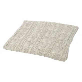 Damski Komplet Zimowy Beżowy W362AK Czapka Ocieplana Futerkiem + Szalik Polar Fashion - 5