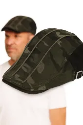 PolarFashion-Moro kaszkiet męski bawełniany letni z regulacją-K189D