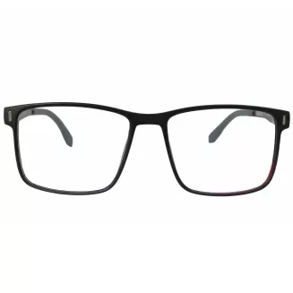 Czarne  Męskie okulary korekcyjne  CL90286a z nakładką clip-on polaryzacja - 5