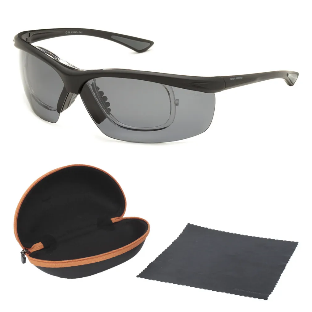 Solano SP20067A Sportowe okulary przeciwsłoneczne z polaryzacją z wkładką optyczną
